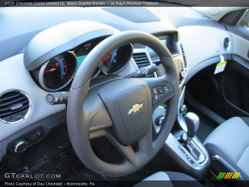 Black Granite Metallic / Jet Black/Medium Titanium 2016 Chevrolet Cruze Limited LS