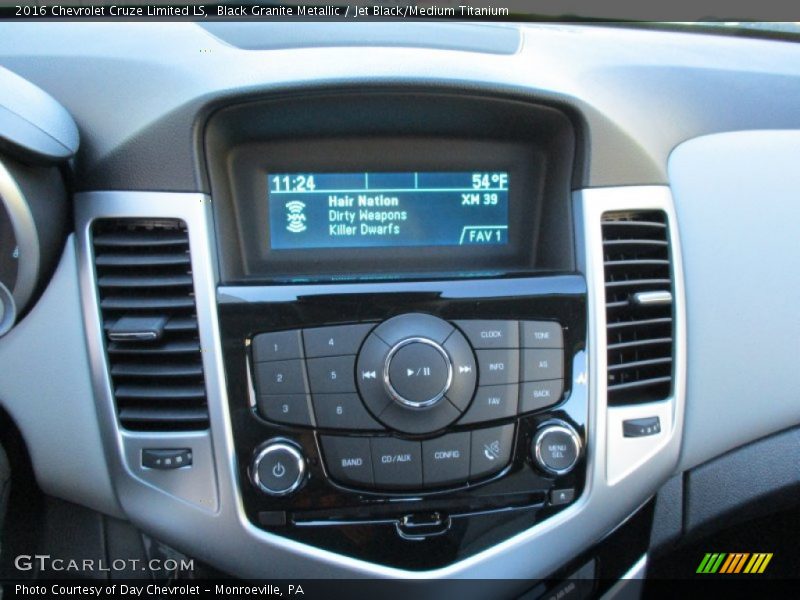 Black Granite Metallic / Jet Black/Medium Titanium 2016 Chevrolet Cruze Limited LS