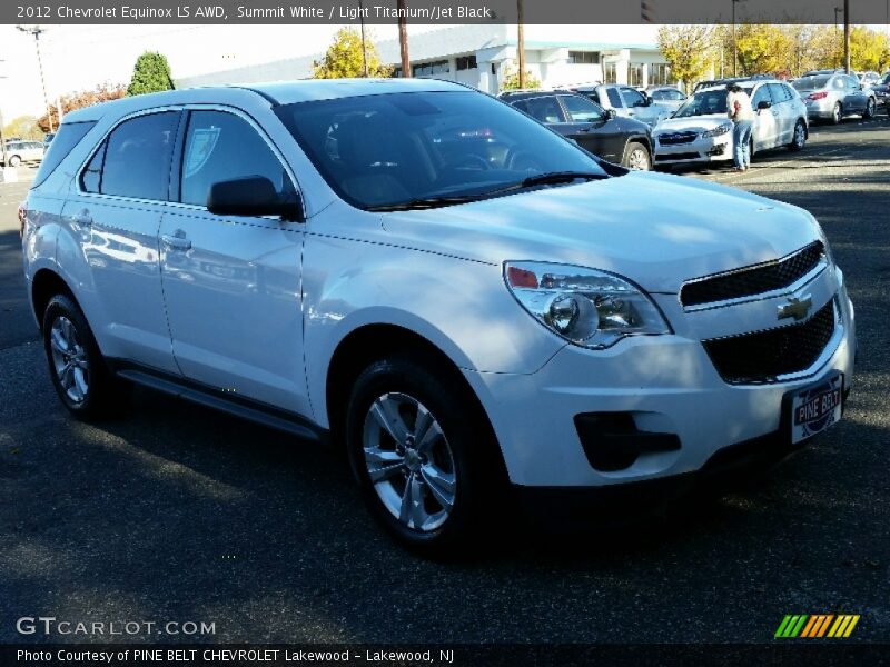 Summit White / Light Titanium/Jet Black 2012 Chevrolet Equinox LS AWD