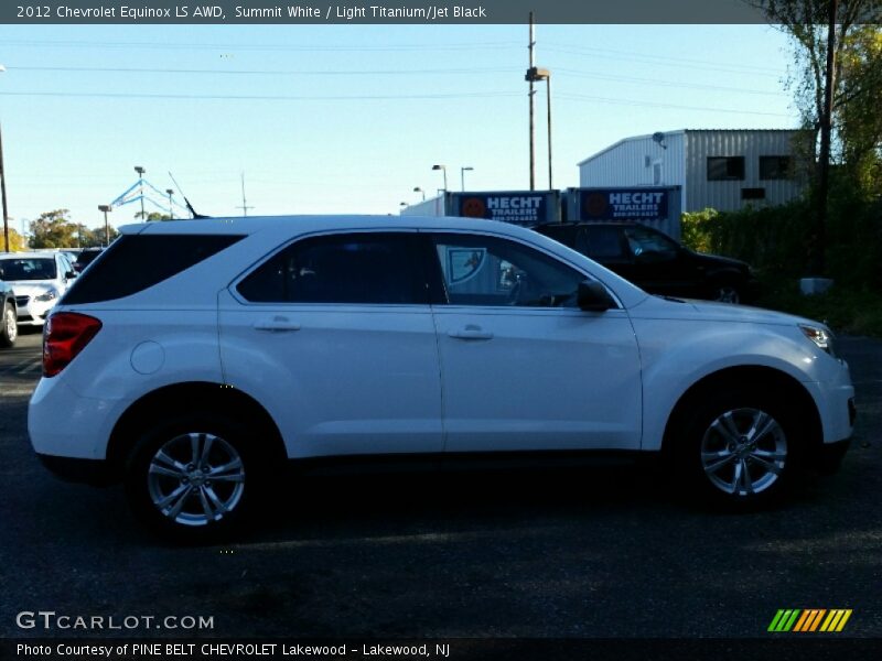 Summit White / Light Titanium/Jet Black 2012 Chevrolet Equinox LS AWD