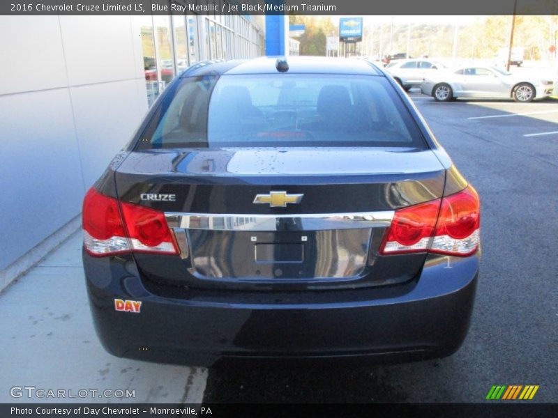 Blue Ray Metallic / Jet Black/Medium Titanium 2016 Chevrolet Cruze Limited LS