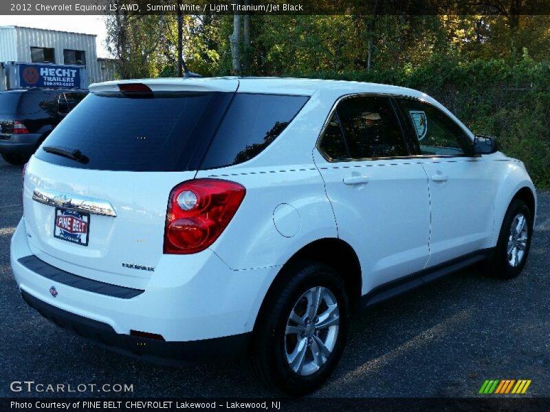 Summit White / Light Titanium/Jet Black 2012 Chevrolet Equinox LS AWD