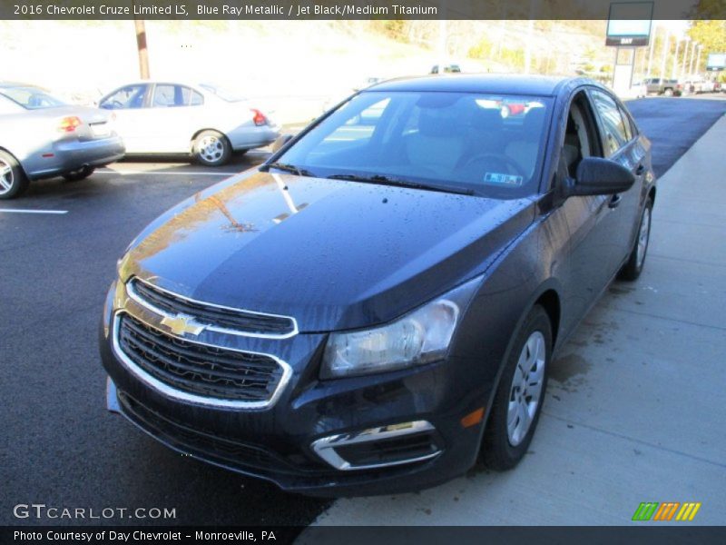Blue Ray Metallic / Jet Black/Medium Titanium 2016 Chevrolet Cruze Limited LS