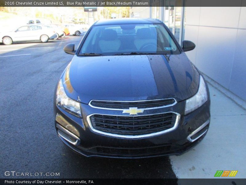 Blue Ray Metallic / Jet Black/Medium Titanium 2016 Chevrolet Cruze Limited LS