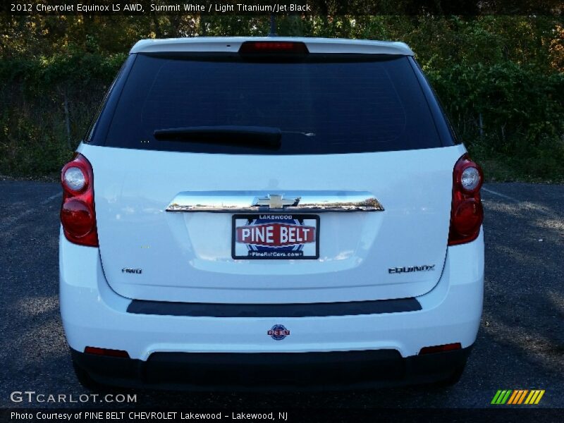 Summit White / Light Titanium/Jet Black 2012 Chevrolet Equinox LS AWD