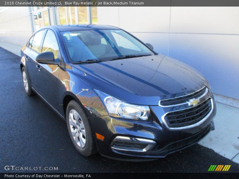 Blue Ray Metallic / Jet Black/Medium Titanium 2016 Chevrolet Cruze Limited LS