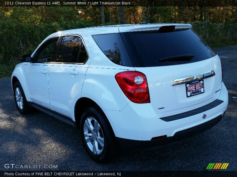 Summit White / Light Titanium/Jet Black 2012 Chevrolet Equinox LS AWD