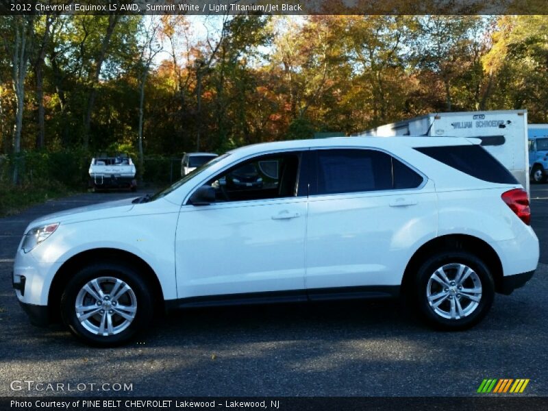 Summit White / Light Titanium/Jet Black 2012 Chevrolet Equinox LS AWD