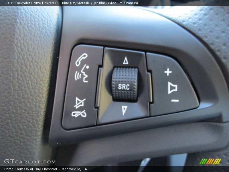 Blue Ray Metallic / Jet Black/Medium Titanium 2016 Chevrolet Cruze Limited LS