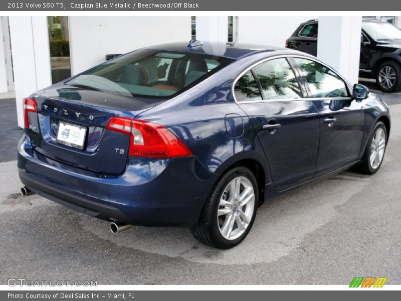 Caspian Blue Metallic / Beechwood/Off Black 2013 Volvo S60 T5
