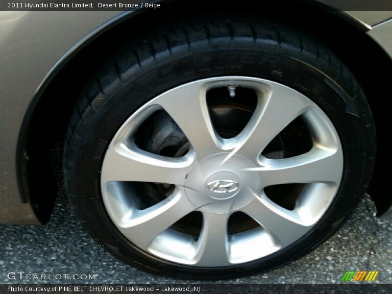Desert Bronze / Beige 2011 Hyundai Elantra Limited