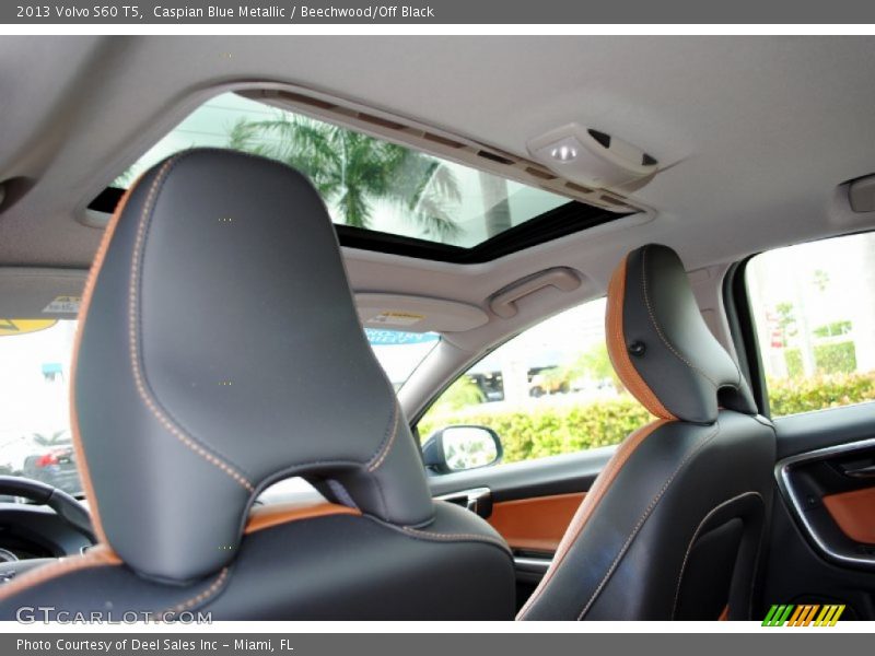 Caspian Blue Metallic / Beechwood/Off Black 2013 Volvo S60 T5