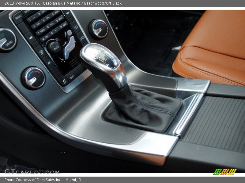 Caspian Blue Metallic / Beechwood/Off Black 2013 Volvo S60 T5