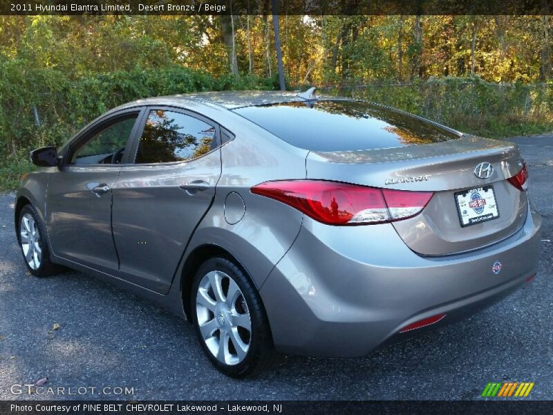 Desert Bronze / Beige 2011 Hyundai Elantra Limited