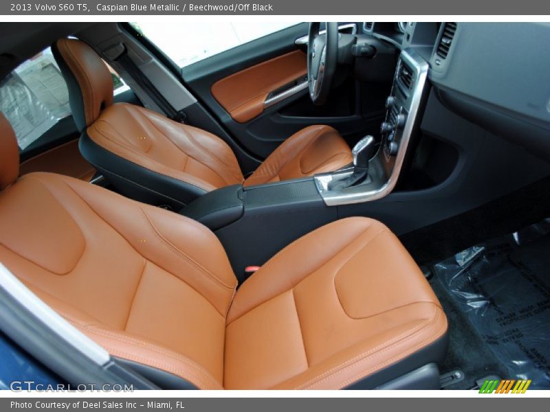 Caspian Blue Metallic / Beechwood/Off Black 2013 Volvo S60 T5