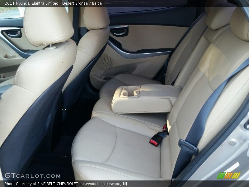 Desert Bronze / Beige 2011 Hyundai Elantra Limited