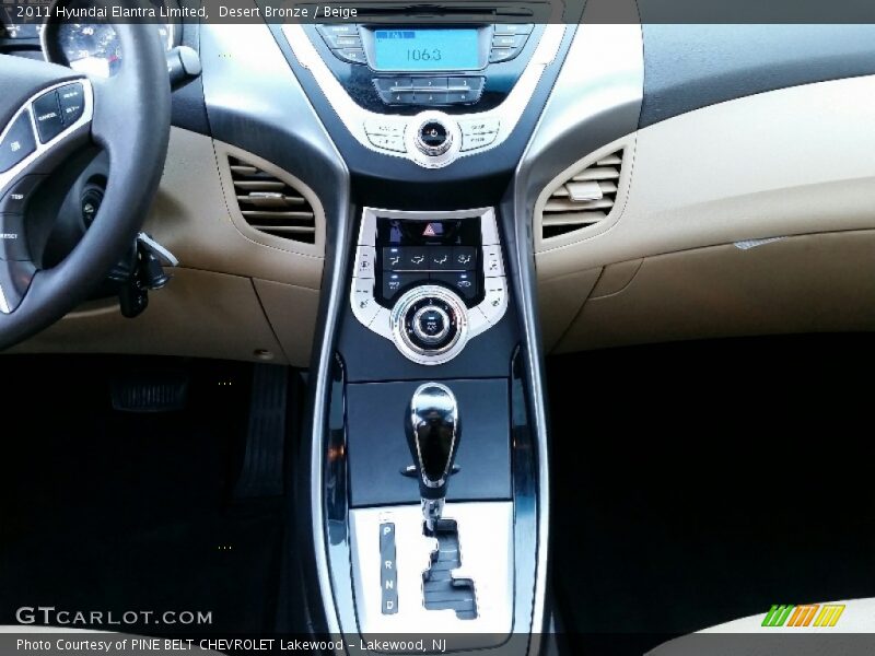 Desert Bronze / Beige 2011 Hyundai Elantra Limited