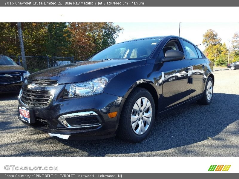 Blue Ray Metallic / Jet Black/Medium Titanium 2016 Chevrolet Cruze Limited LS
