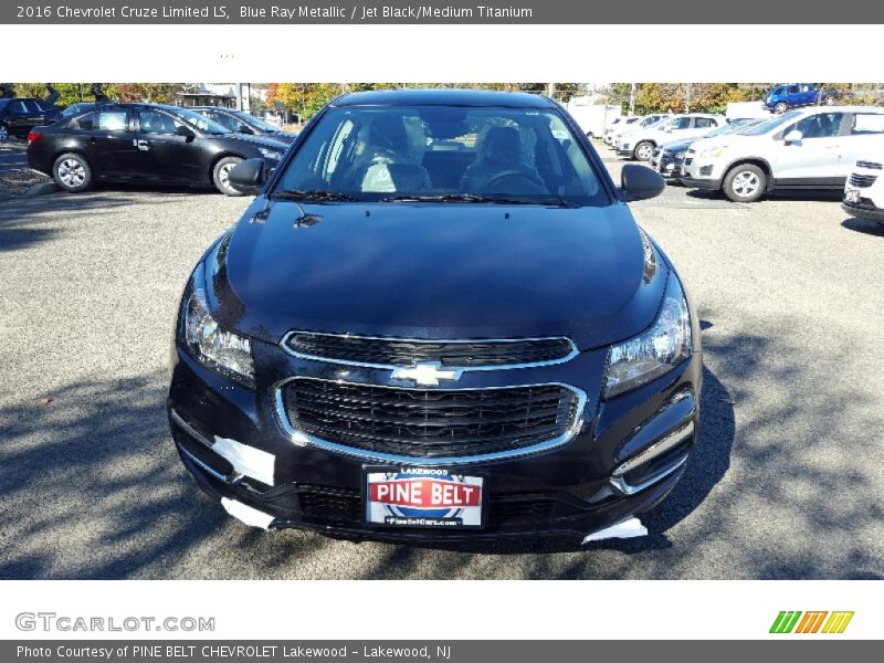 Blue Ray Metallic / Jet Black/Medium Titanium 2016 Chevrolet Cruze Limited LS