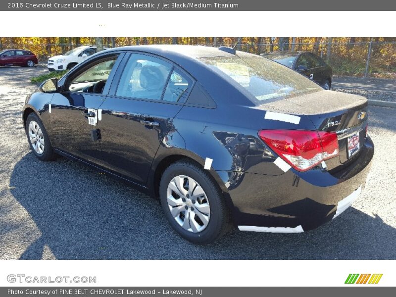 Blue Ray Metallic / Jet Black/Medium Titanium 2016 Chevrolet Cruze Limited LS