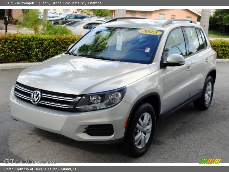 White Gold Metallic / Charcoal 2015 Volkswagen Tiguan S