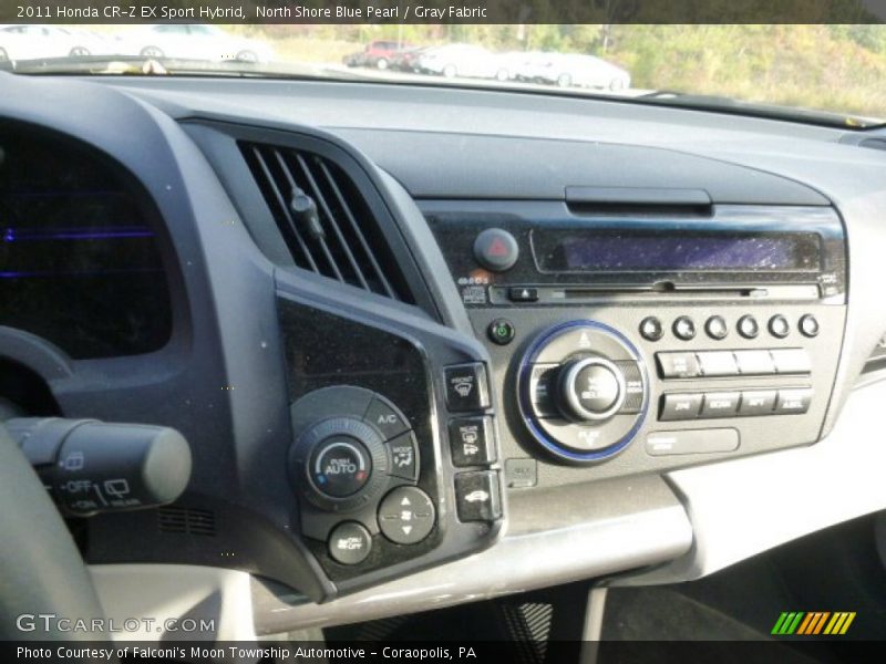 North Shore Blue Pearl / Gray Fabric 2011 Honda CR-Z EX Sport Hybrid