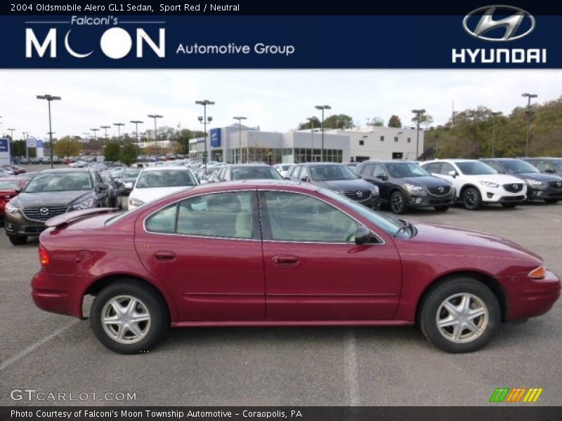 Sport Red / Neutral 2004 Oldsmobile Alero GL1 Sedan