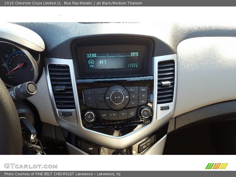 Blue Ray Metallic / Jet Black/Medium Titanium 2016 Chevrolet Cruze Limited LS