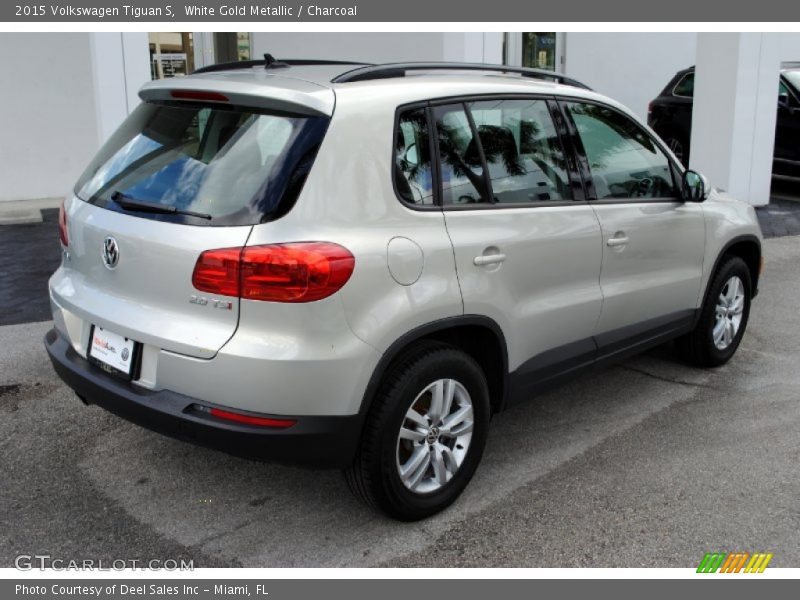 White Gold Metallic / Charcoal 2015 Volkswagen Tiguan S