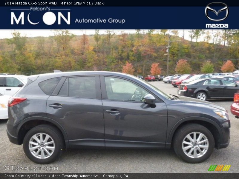 Meteor Gray Mica / Black 2014 Mazda CX-5 Sport AWD