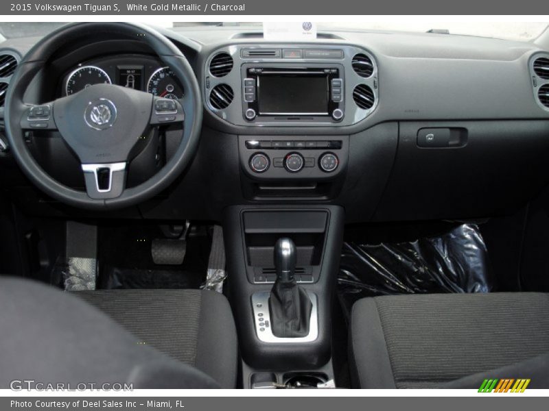 White Gold Metallic / Charcoal 2015 Volkswagen Tiguan S