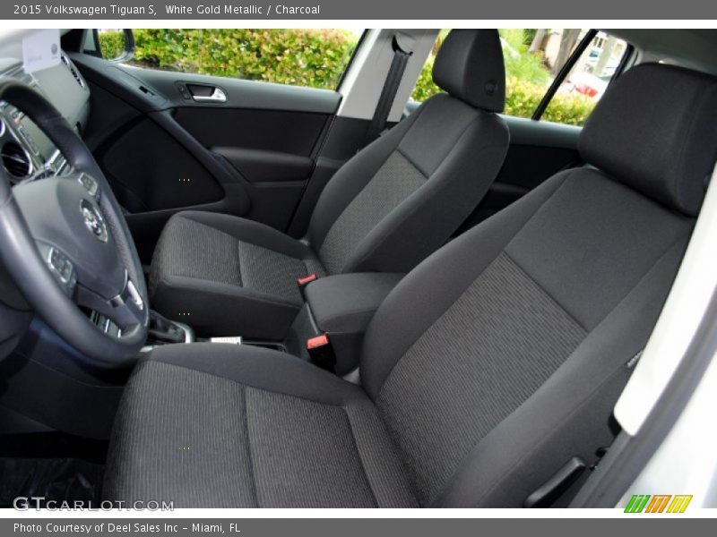 White Gold Metallic / Charcoal 2015 Volkswagen Tiguan S