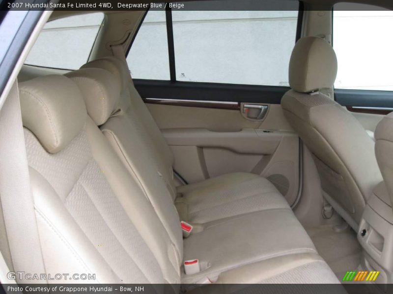 Deepwater Blue / Beige 2007 Hyundai Santa Fe Limited 4WD