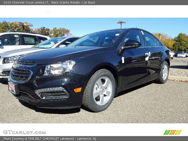Black Granite Metallic / Jet Black 2016 Chevrolet Cruze Limited LT