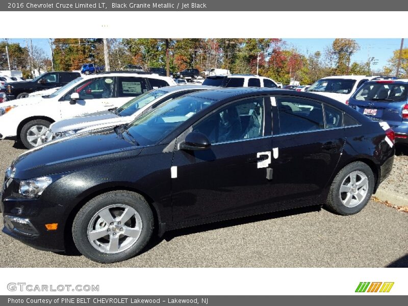 Black Granite Metallic / Jet Black 2016 Chevrolet Cruze Limited LT
