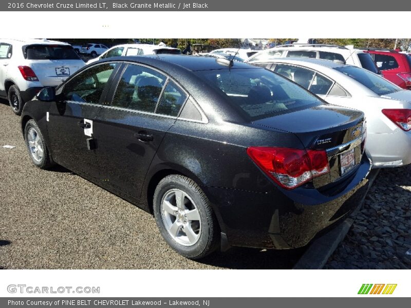 Black Granite Metallic / Jet Black 2016 Chevrolet Cruze Limited LT