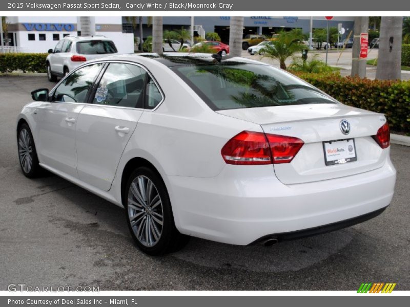 Candy White / Black/Moonrock Gray 2015 Volkswagen Passat Sport Sedan