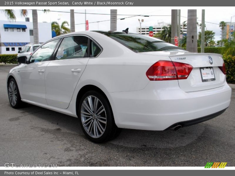 Candy White / Black/Moonrock Gray 2015 Volkswagen Passat Sport Sedan