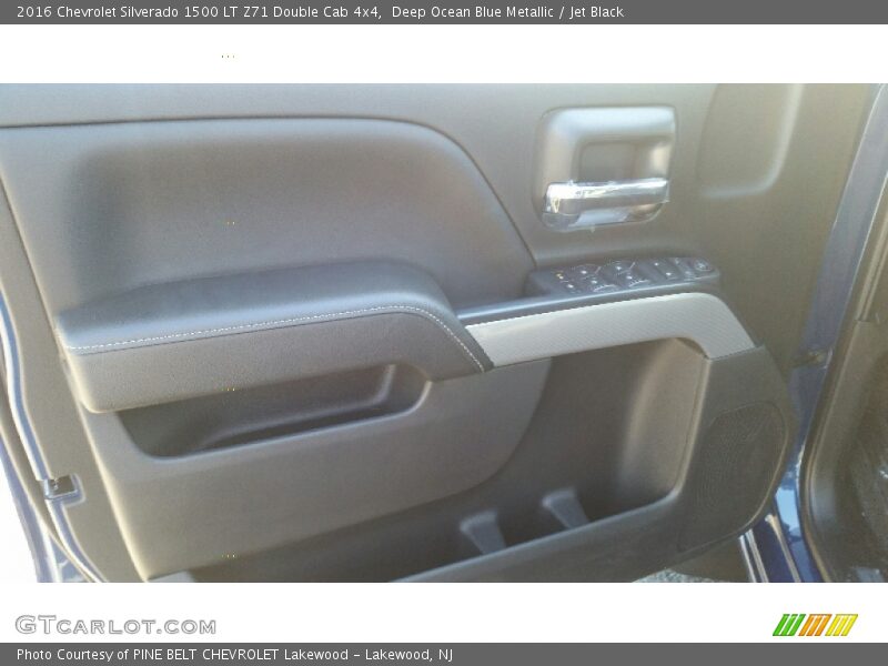 Deep Ocean Blue Metallic / Jet Black 2016 Chevrolet Silverado 1500 LT Z71 Double Cab 4x4