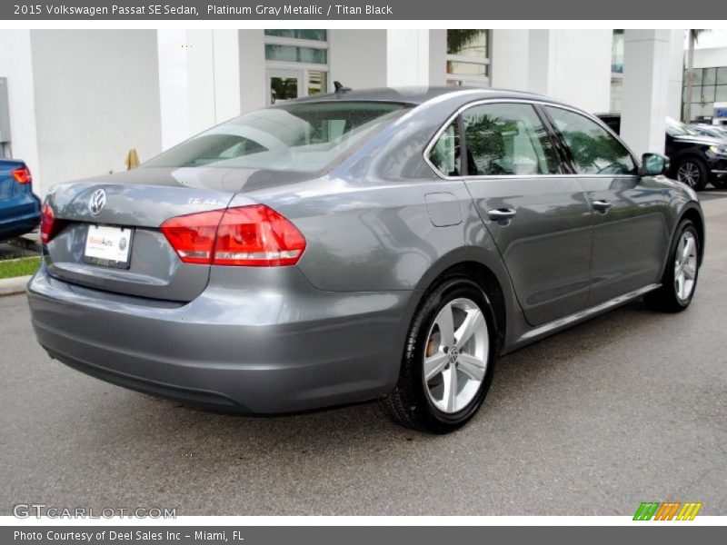 Platinum Gray Metallic / Titan Black 2015 Volkswagen Passat SE Sedan