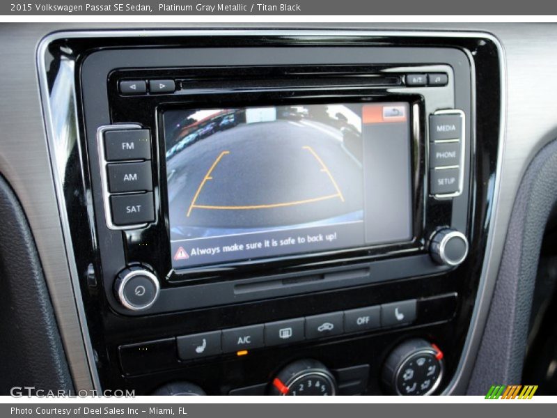Platinum Gray Metallic / Titan Black 2015 Volkswagen Passat SE Sedan