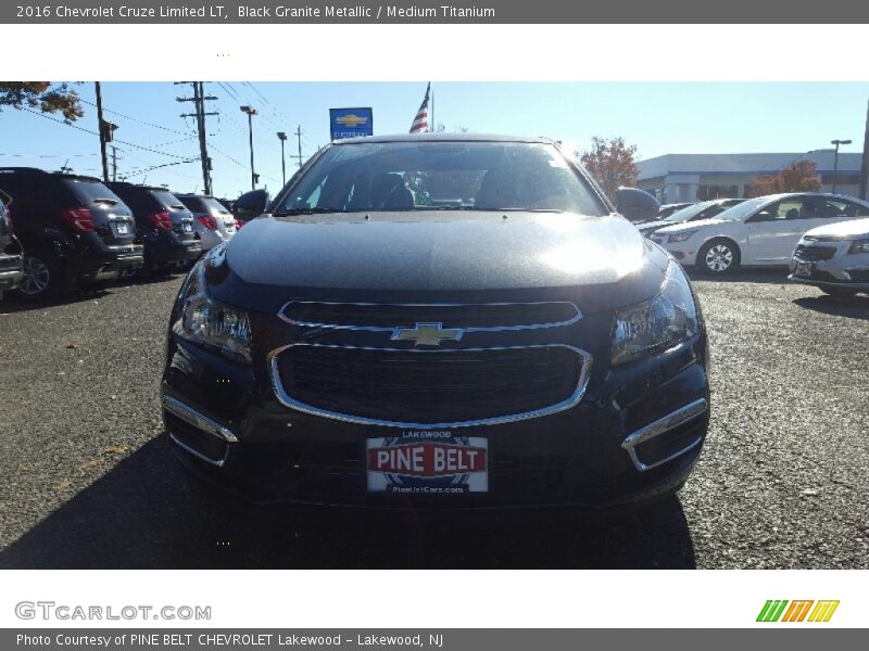 Black Granite Metallic / Medium Titanium 2016 Chevrolet Cruze Limited LT