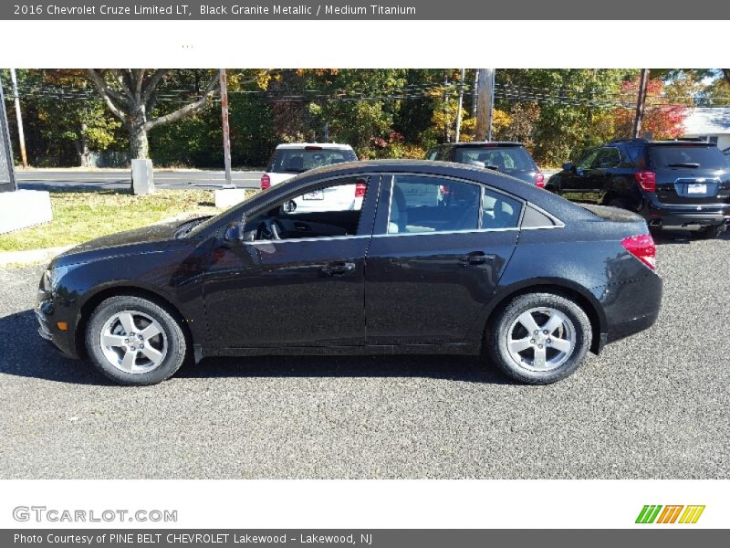 Black Granite Metallic / Medium Titanium 2016 Chevrolet Cruze Limited LT
