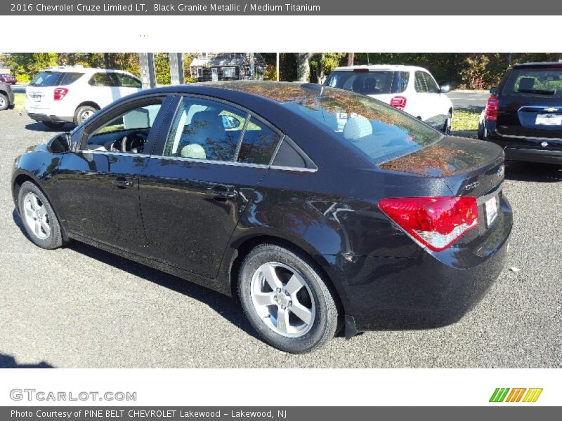 Black Granite Metallic / Medium Titanium 2016 Chevrolet Cruze Limited LT