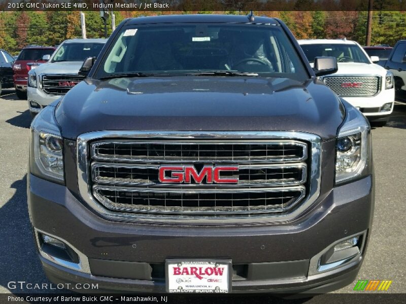 Iridium Metallic / Jet Black 2016 GMC Yukon SLE 4WD