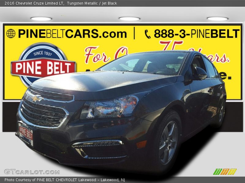 Tungsten Metallic / Jet Black 2016 Chevrolet Cruze Limited LT