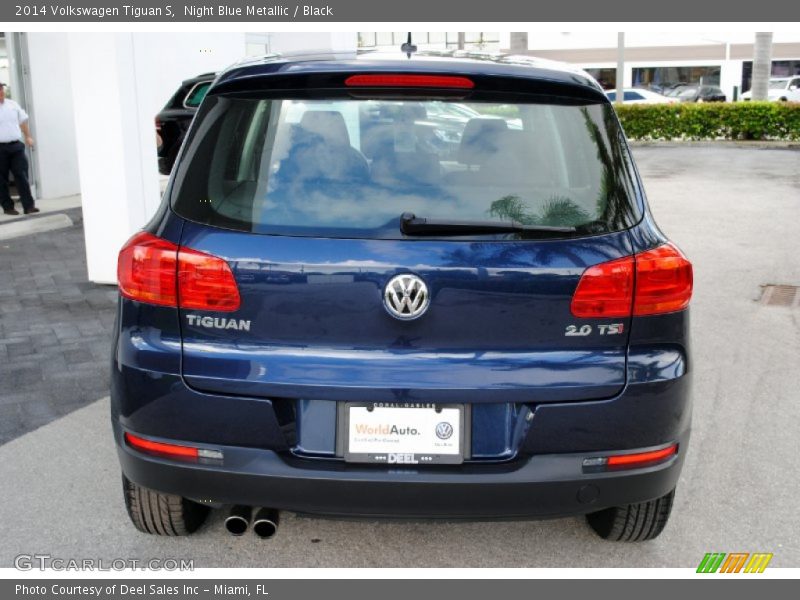 Night Blue Metallic / Black 2014 Volkswagen Tiguan S