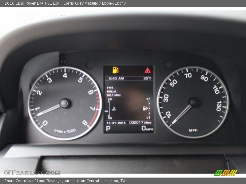  2016 LR4 HSE LUX HSE LUX Gauges