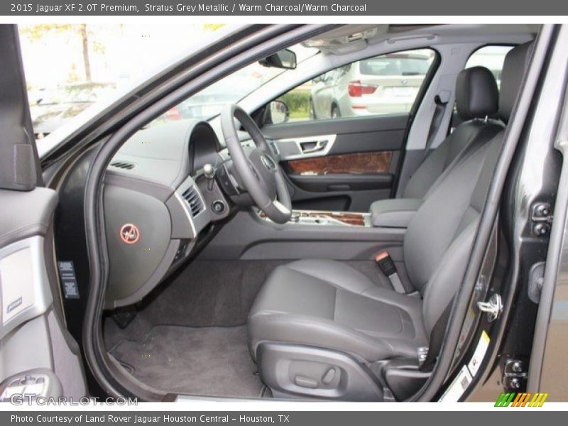 Stratus Grey Metallic / Warm Charcoal/Warm Charcoal 2015 Jaguar XF 2.0T Premium