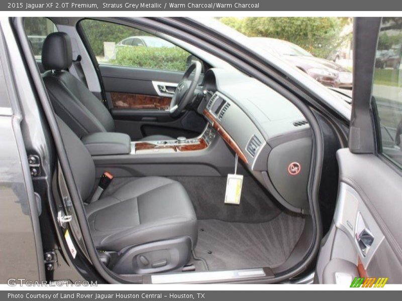 Stratus Grey Metallic / Warm Charcoal/Warm Charcoal 2015 Jaguar XF 2.0T Premium